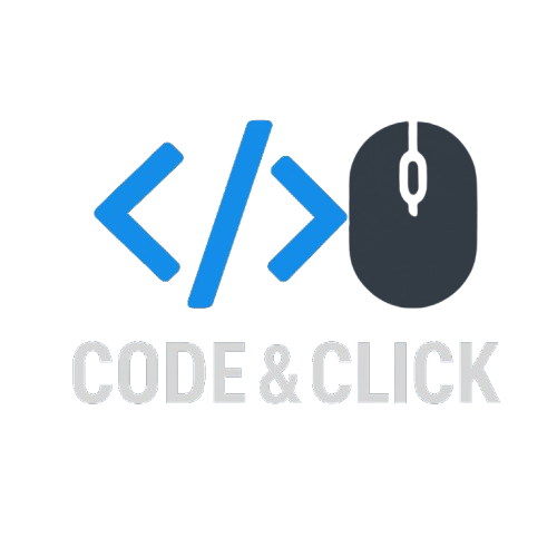Code & Click logo dark
