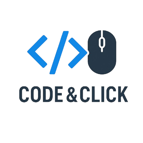 Code & Click logo light